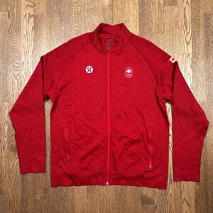 Lululemon Engineered Warmth Wool Blend Team Canada Olympics Zip Jacket Mens XL